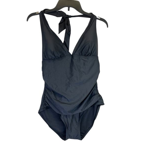 DKNY Halter Mio One Piece swimsuit black - L - Picture 2 of 11